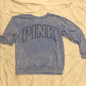 Blue the dye pink sweatshirt